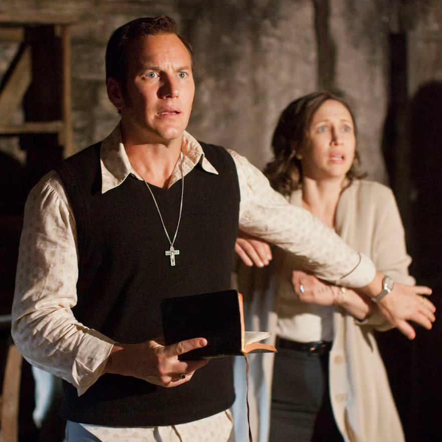 Ed dan Lorraine dalam film The Conjuring.