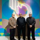 (kiri) Bpk. David Hilman, Chief Leasing Officer of Agung Sedayu Realestat Indonesia, (tengah) Yoga Prathama, Inisiator Illustrated Ramadhan Jakarta 2026, (kanan) Bpk Rano Karno, Wakil Gubernur DKI Jakart